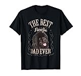 Best Newfie Dad Ever Funny Newfoundland Dog Gifts Vintage T-Shirt