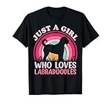 Labradoodle Dog Vintage Just A Girl Who Loves Labradoodles T-Shirt