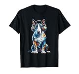 Headphones Bull Terrier English Bull Terriers Bullie Dog T-Shirt
