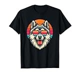 Retro Sunglasses Norwegian Elkhound T-Shirt
