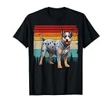 Vintage Distressed Retro Style Cool Australian Cattle Dog T-Shirt