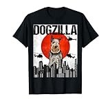 Funny Vintage Japanese Dogzilla Standard Schnauzer T-Shirt