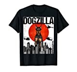 Funny Vintage Japanese Dogzilla German Pinscher T-Shirt