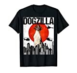 Funny Vintage Japanese Dogzilla Irish Red and White Setter T-Shirt