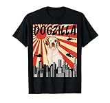 Funny Retro Japanese Dogzilla Clumber Spaniel T-Shirt