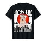 Retro Japanese Dogzilla Sealyham Terrier T-Shirt