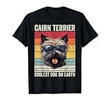 Cairn Terrier Coolest Dog On Earth, Vintage Cairn Terrier T-Shirt