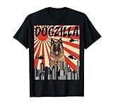 Funny Retro Japanese Dogzilla Belgian Tervuren T-Shirt