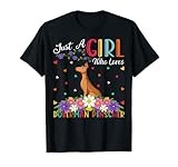 Doberman Pinscher Dog Just A Girl Who Love Doberman Pinscher T-Shirt