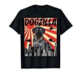 Funny Retro Japanese Dogzilla Cesky Terrier T-Shirt