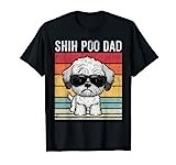 Mens Shih Poo Dad, Vintage Shih Poo T-Shirt