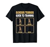Funny Border Terrier Guide To Training Dog Obedience Trainer T-Shirt