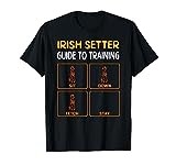Funny Irish Setter Guide To Training Dog Obedience Trainer T-Shirt