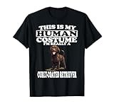This is My Human Costume I'm Really A Curly-Coated Retriever T-Shirt